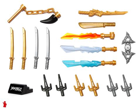 ninjago weapons lego